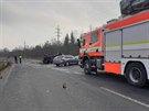 Pi dopravní nehod na Sokolovsku zemela idika kody Fabie. (5. prosince...