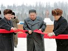 Severokorejský vdce pestíhává pásku v novém mst Samijon. (3. prosince...