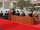 Severokorejský vdce Kim ong-un otevel nové lázeské a lyaské stedisko...