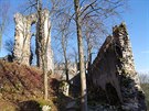 Horní ást Dobrovodského hradu