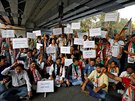 V Indii probíhají protesty kvli obtem znásilnní. Demonstranti poadují, aby...