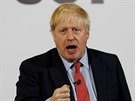 Britský premiér Boris Johnson bhem pedvolební kampan. (6. prosince 2019)