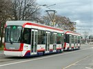 Olomoucký dopravní podnik vrátil do provozu tramvaj typu EVO1/o s evidenním...