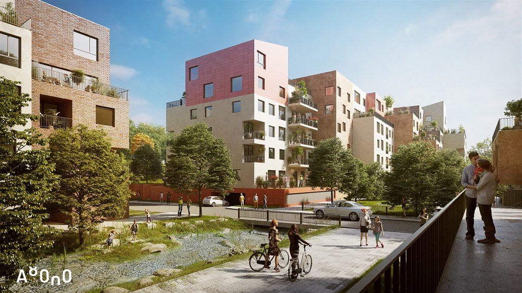 Developer promění opuštěné údolí v Českém Krumlově na novou čtvrť