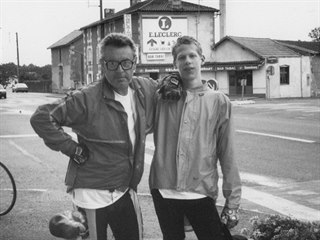 Miloš Forman a Radim Kratochvíl na cyklistické výpravě