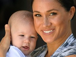 Vévodkyn Meghan a její syn Archie Harrison (Kapské Msto, 25. záí 2019)