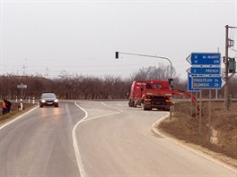 Nově dokončený předposlední dosud chybějící úsek dálnice D1 končí u Přerova...