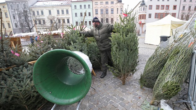 Vánoční stromky z plantáží prodávají u většiny velkých obchodních řetězů, v Jihlavě ale třeba také na Masarykově náměstí. Cena se pohybuje od 200 korun výš, investovat se však dá do stromku klidně i několik tisíc korun. Záleží na velikosti a druhu jehličnanu.