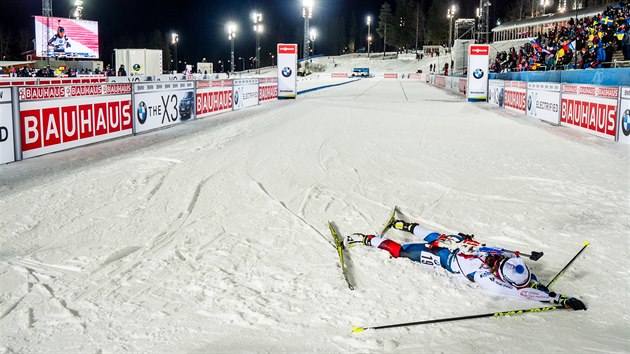 Vyerpan Veronika Vtkov v cli sprintu v stersundu