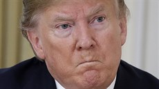 Americký prezident Donald Trump se setkal s generálním tajemníkem NATO Jensem...