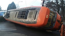 Srážka tramvají v libereckém Dolním Hanychově (4. prosince 2019)