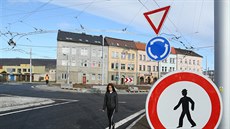 Stavba nového kruhového objezdu v Předlicích v Ústí nad Labem trvala sedm...