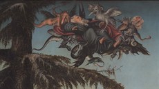 Lucas Cranach star�í � Detail obrazu Sv. Antonín Poustevník z roku 1520