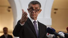 Premiér Andrej Babi� na st�ede�ní tiskové konferenci. (4. prosince 2019)