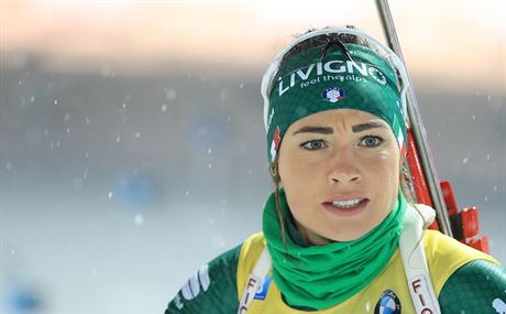 Hvzdná italská biatlonistka Dorothea Wiererová závodí ve Svtovém poháru od...