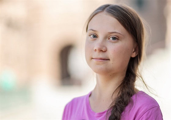 Ekologická aktivistka Greta Thunbergová (2. srpna 2019)