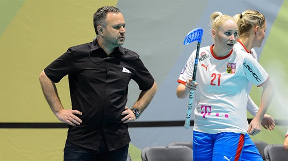 výcarský trenér Sascha Rhyner kouuje eskou florbalovou reprezentaci.