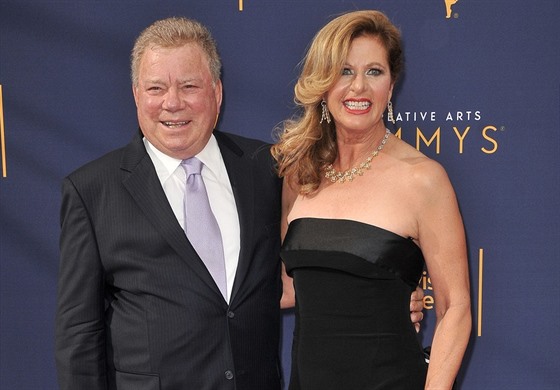 William Shatner a jeho manelka Elizabeth Andersonová (Los Angeles, 8. záí...