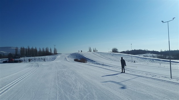 Becký okruh ve Vejsplaích na okraji Vrchlabí (27. února 2019)