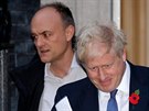 Britský premiér Boris Johnson a jeho poradce Dominic Cummings (28. íjna 2019)