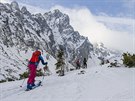 Skialpinismus v okolí Slavkovského a Lomnického títu