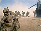 Americké komando bhem patroly v afghánském Kandaháru (2012)