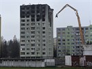 Ve slovensk�m Pre�ov� za�ala demolice dvan�ctipatrov�ho panel�ku, ve kter�m...