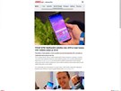 Podvodná nabídka superlevného Samsungu Galaxy S10+ zneuívá znaku iDNES.cz