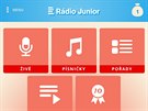 Rádio Junior je nová aplikace od eského rozhlasu, urená dtem