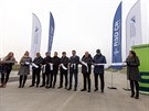 Na okraji P�erova byl slavnostn� otev�en nov� �trn�ctikilometrov� �sek d�lnice...