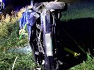 Při tragické nehodě na silnici z Lipové do Bukové utrpěl řidič zranění...