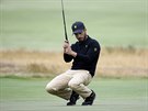 Mexický golfista Abraham Ancer bhem Prezidentského poháru