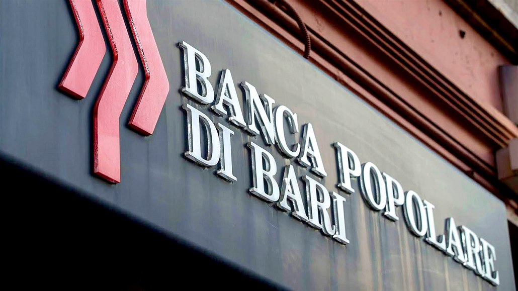 Italská banka Popolare di Bari žádá finanční injekci až jednu miliardu eur