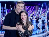 Vítězové desáteho ročníku Stardance Veronika Khek Kubařová a Dominik Vodička...