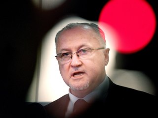 Šéf ruské antidopingové agentury RUSADA Jurij Ganus při tiskové konferenci v...