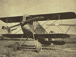 Závodní speciál Aero A.18B, rok 1924, vyobrazení z dobového tisku