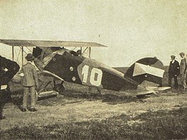 Závodní speciál Aero A.18B, rok 1924, vyobrazení z dobového tisku
