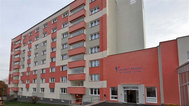 Nov vybudovanprostory Domova pro seniory Skalka v Chebu po kompletn rekonstrukci.