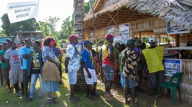 Obyvatel ostrova Bougainville se v referendu vyslovili pro nezvislost.