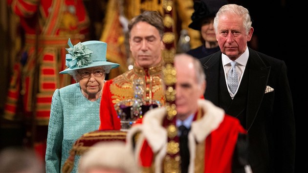 Britsk krlovna Albta II. zahjila nov zasedac obdob parlamentu. (19. prosince 2019)