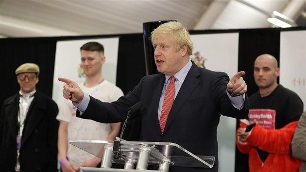 Britsk premir Boris Johnson (13. prosince 2019)
