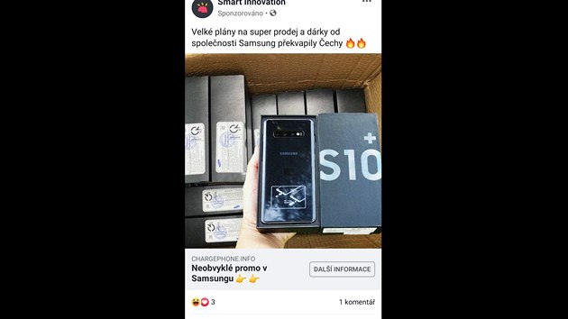 Podvodn nabdka superlevnho Samsungu Galaxy S10+ zneuv znaku iDNES.cz