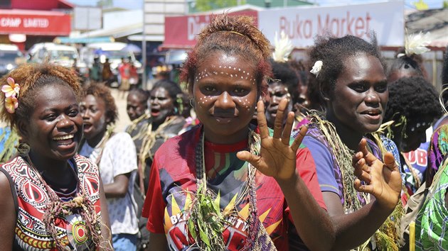 Obyvatel ostrova Bougainville se v referendu vyslovili pro nezvislost.