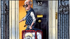 Dominic Cummings  a Boris Johnson na karikatue deníku The Times