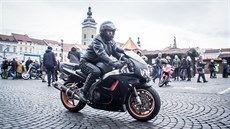 Na tdrý den se stovky motorká tradin sjídjí na eskobudjovickém...