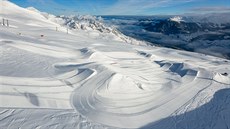 Velkorysý snowpark v Hochzillertalu