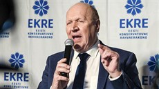 Estonský ministr vnitra a éf protiimigraní Konzervativní lidové strany (EKRE)...
