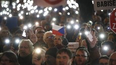 Spolek Milion chvilek zorganizoval demonstraci na Václavském námstí....