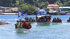 Obyvatelé ostrova Bougainville se v referendu vyslovili pro nezávislost.