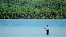 Laguna ostrova Aitutaki patřícímu k souostroví Cookovy ostrovy skýtá možnost...